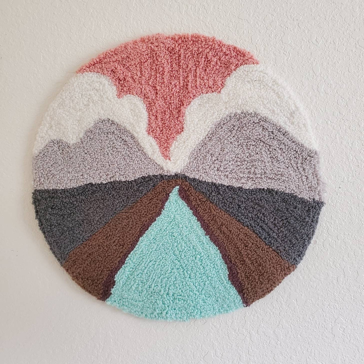 Abstract Mountains Rug