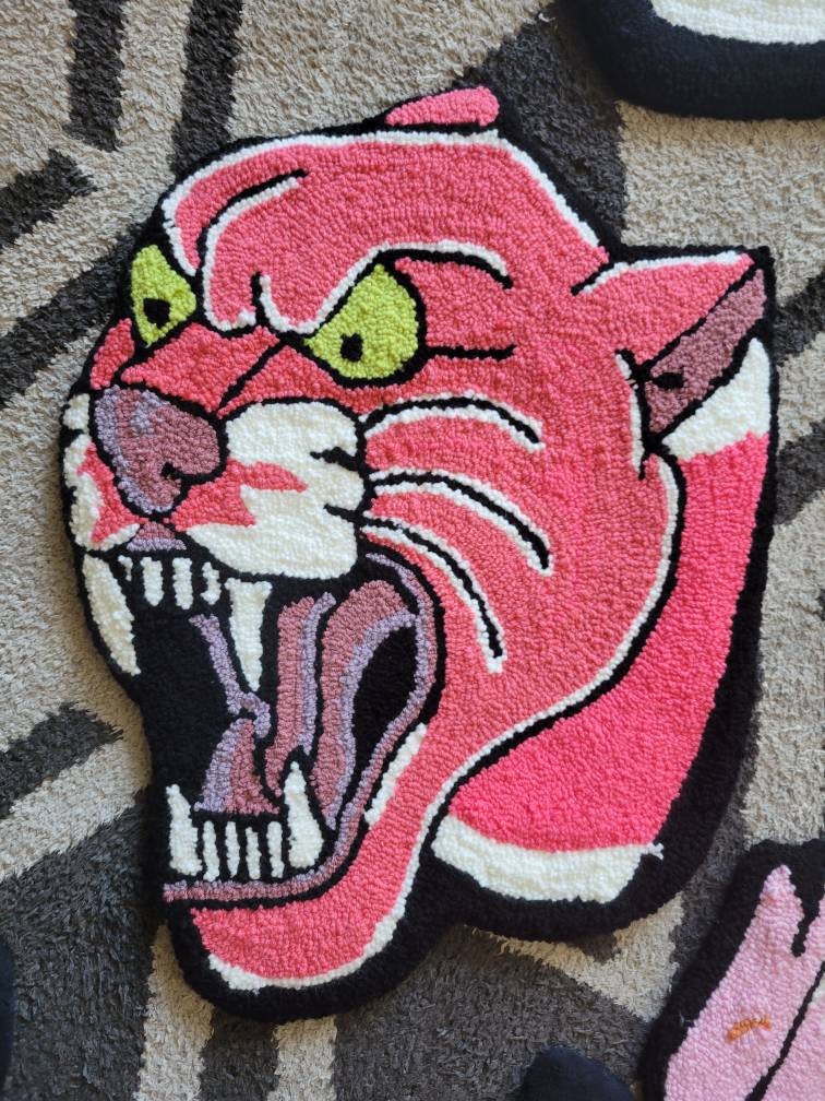 Pink Panther Mini Rug