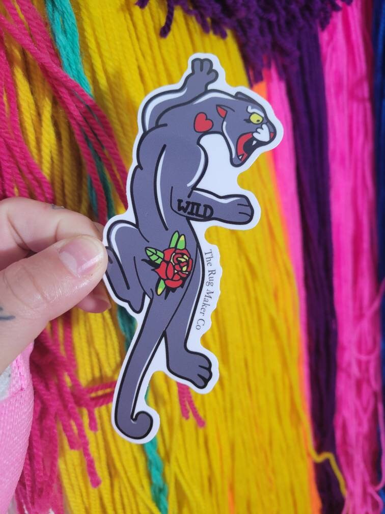 Panther Sprinkles and Tattoos Stickers